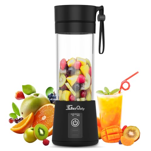 DoubleCare Polycarbonate Portable Blender Cup: Electric USB Juicer Blender for Shakes, Smoothies, and Juice