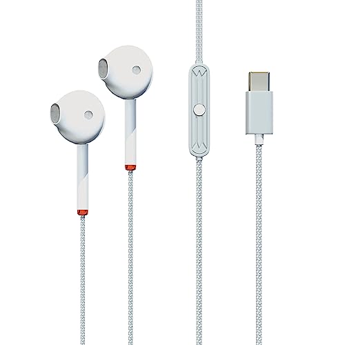 UBON TC-286 in-Ear Wired USB Universal Type C Interface Earphones with 1.2 Metre Cable, 10mm Drivers