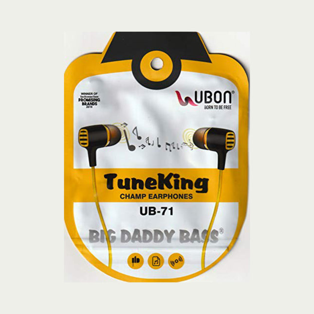 Ubon Tune King UB-71 Big Daddy Bass Wired Earphone