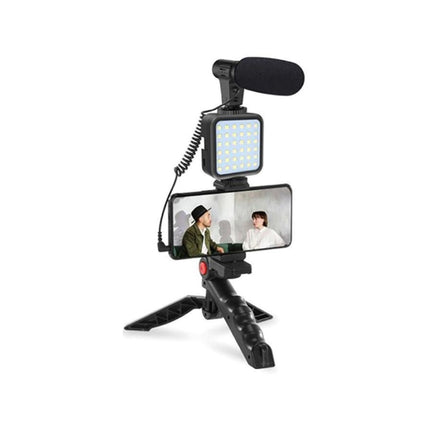 Video Making Kit AY-49 Vlogging Camera with Mic and Tripod Kit