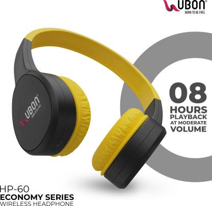 UBON HP-60 Wireless Headphone - Enjoy 8 Hours of Playtime with Quick Charge,