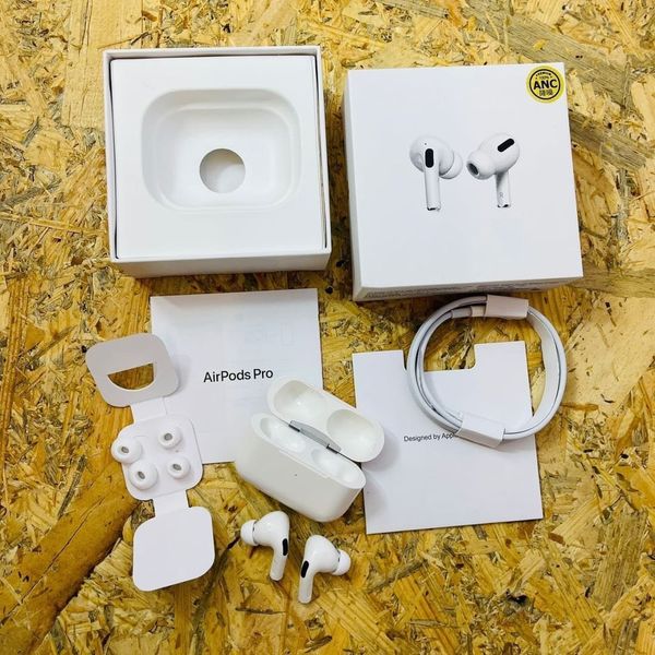 ANC Airpods Pro Wireless Earbuds with Active Noise Cancellation, Quad Mic, Auto-Connect Bluetooth Headset