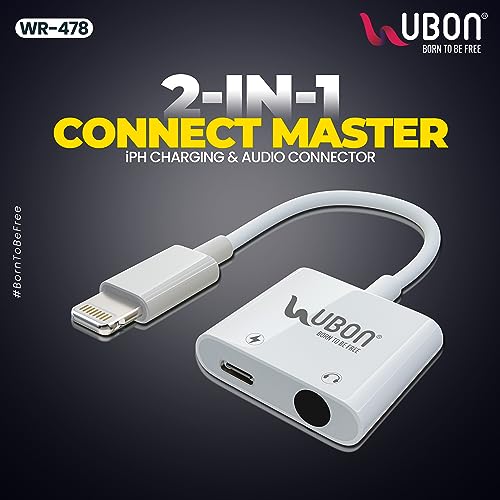 UBON WR-478 iPhone to Audio Cable - Premium Quality Connector for Seamless Audio Transmission