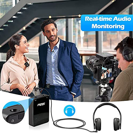 M18 Radio Microphone 2.4G Wireless Recording Mic - Versatile Audio Solution for Live Shows and Interviews