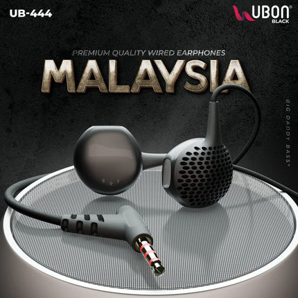 UBON UB-444 Latest Wired in-Ear Earphone with Mic 3.5mm Audio Jack and Controls Phone Calls | Tablet Other Device | Heavy Bass Music HD Sound Quality