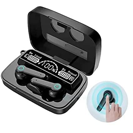 M19 Wireless Earbuds TWS 5.1 - Dual LED Digital Display, Touch Control