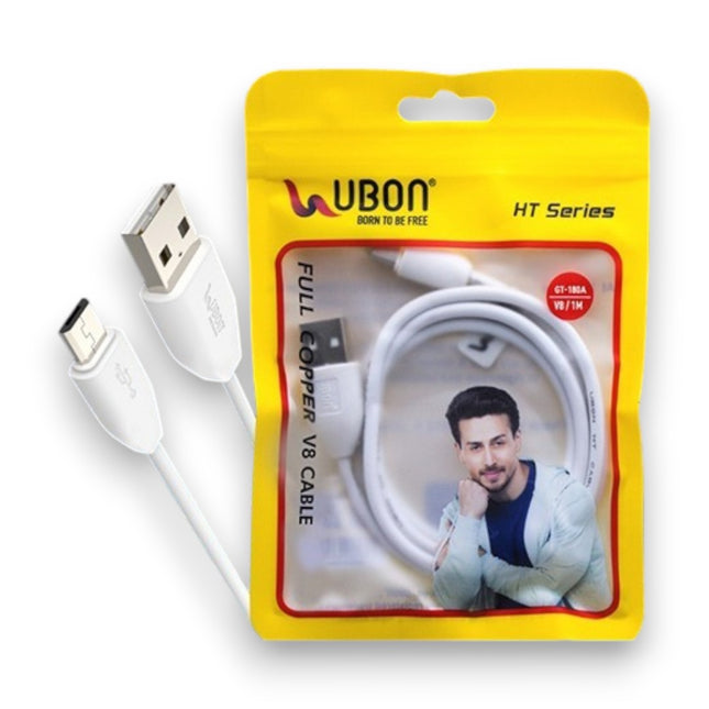 UBON GT-180 V8 CABLE - Fast Charging and Data Transfer Cable for Android Devices