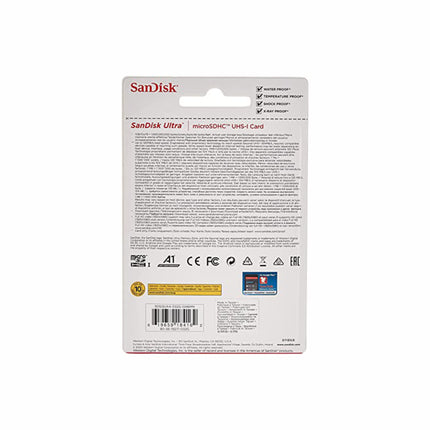 SanDisk Ultra microSD UHS-I Card 32GB - High-Speed Memory Storage for Cameras, Smartphones, and Tablets