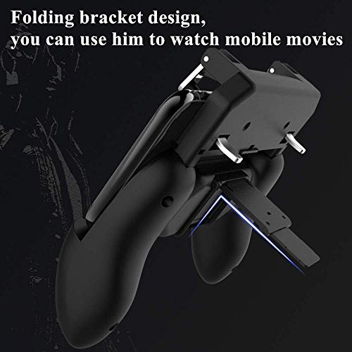 W10 Gamepad Handle Grip Wireless Controller Joystick with Metal Buttons