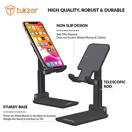 FoldAway Desktop Phone Stand - Convenient and Portable Phone Holder"