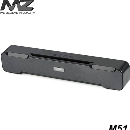 MZ M51 Portable Home TV SOUNDBAR - Experience Dynamic Thunder Sound On-The-Go