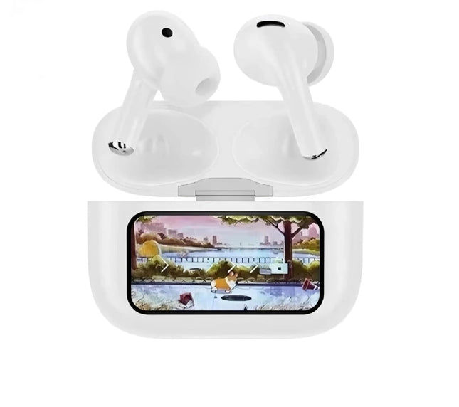 AirPods Pro 2 with Display  Display Earbuds – Wireless Earbuds with LED Touchscreen Control