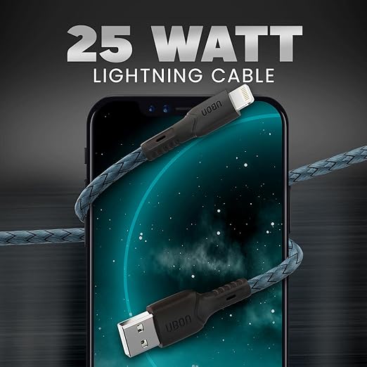 WR-403 iPhone Cable by UBON - Fast Charging & Data Transfer Lightning Cable