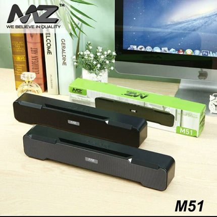 MZ M51 Portable Home TV SOUNDBAR - Experience Dynamic Thunder Sound On-The-Go