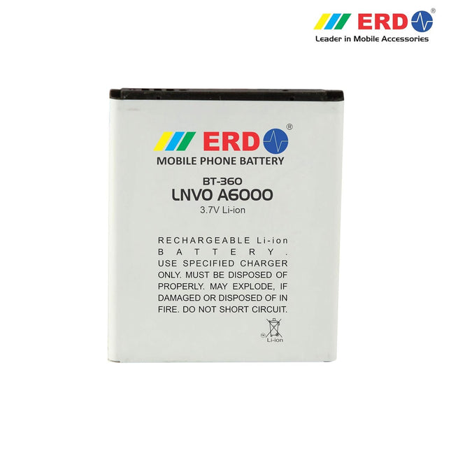 ERD Mobile Battery for Lenovo A6000 - Battery for Lnvo A6000