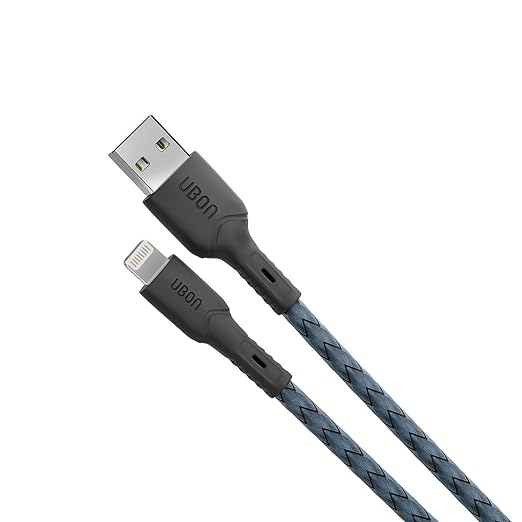 WR-403 iPhone Cable by UBON - Fast Charging & Data Transfer Lightning Cable