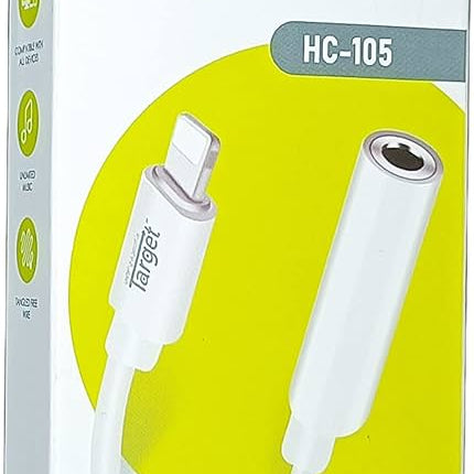 HC-105 Lighting to 3.5mm AUX Adapter - Seamless Audio Connectivity