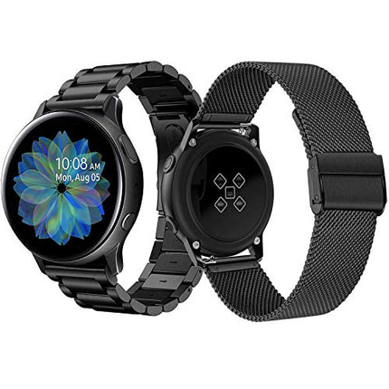 Active 2 SmartWatch (Bluetooth, 44 mm) - Black, Aluminium Dial, Silicon Straps (Free Size)