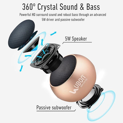 UBON SP-6810 5 Watt Truly Wireless Bluetooth Portable Speaker