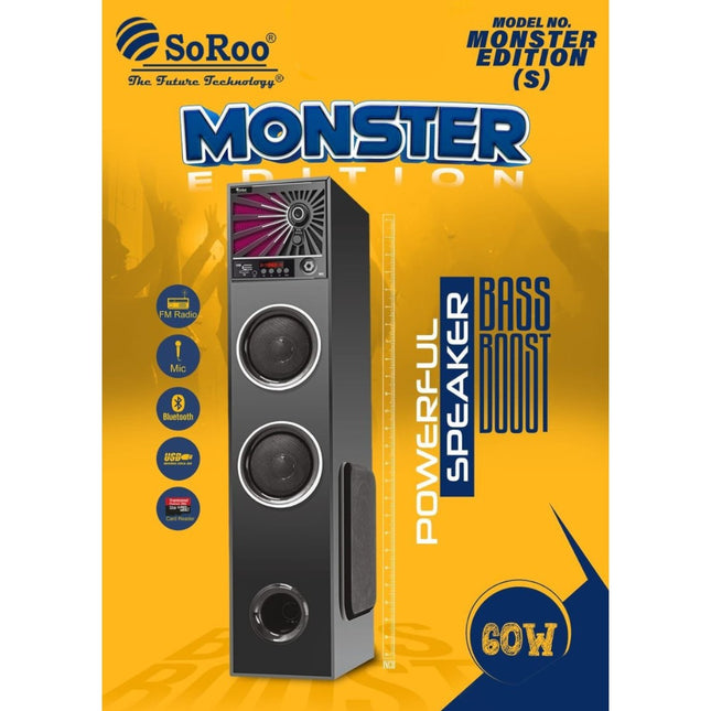 SOROO Monster Edition G Speaker - Portable Bluetooth Speaker with Immersive Sound