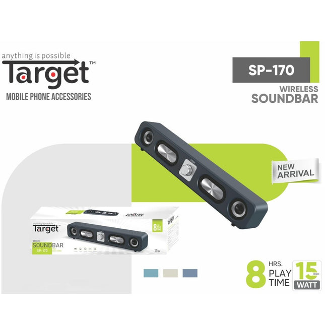 TARGET SP170 BT Speaker - Portable Bluetooth Speaker with Dynamic Sound