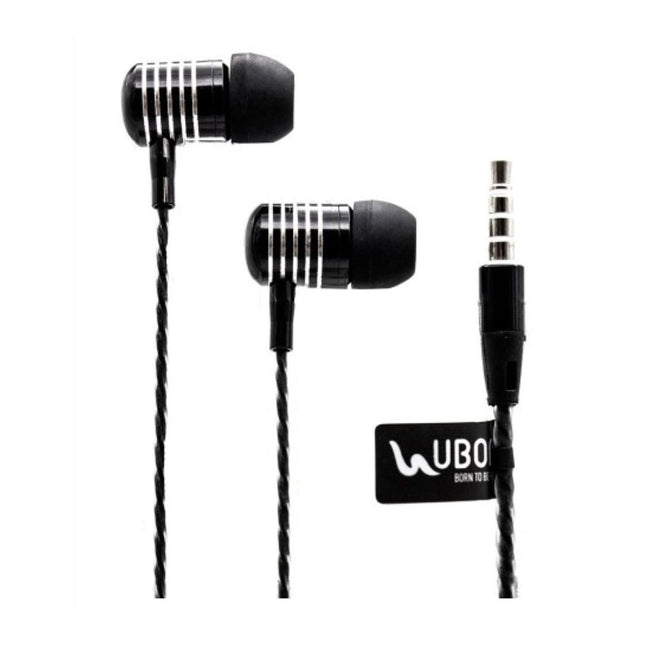 Ubon Metal Universal Earphone GT-41A Big Daddy Bass Wired With Mic Wired Headset  (Black, In the Ear)