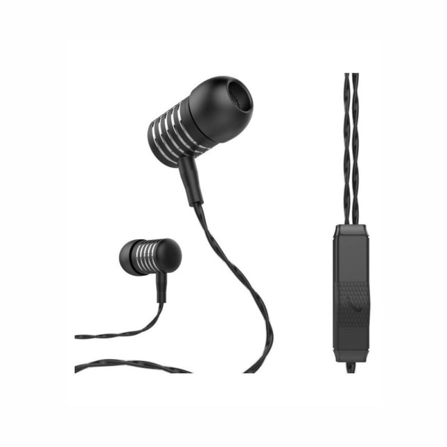 Ubon Metal Universal Earphone GT-41A Big Daddy Bass Wired With Mic Wired Headset  (Black, In the Ear)