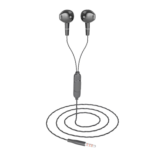 Vingajoy Stereo Headphone VJ-930 Champ Earphone Wired Headset, Moksham Series (Black, In the Ear)