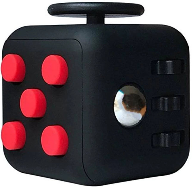 Fidget Cube Relieves Stress and Anxiety Attention Toy for Work/Class/Home (Red, Black, etc)