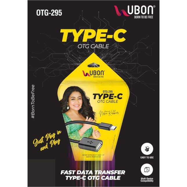 UBON OTG-295 Type C - Convenient On-the-Go Connectivity"